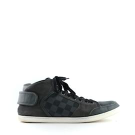 Louis Vuitton-LOUIS VUITTON Sneaker T.EU 43.5 Leder-Schwarz