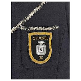 Chanel-Jackets-Navy blue