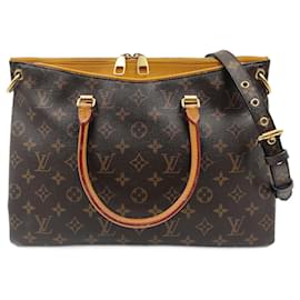 Louis Vuitton-Louis Vuitton monogram Pallas shoulder bag-Brown