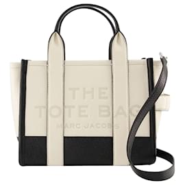 Marc Jacobs-The Small Tote - Marc Jacobs - Couro - Marfim-Bege