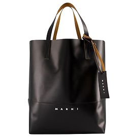 Borsa tote Pelletteria Uomo - Marni - Sintetico - Nera Nero