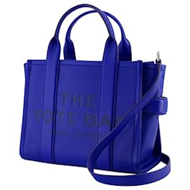 Marc Jacobs-The Small Tote - Marc Jacobs - Cuero - Azul-Azul