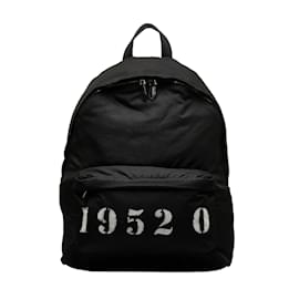 Givenchy-Givenchy Nylon Rucksack Canvas Rucksack in gutem Zustand-Schwarz