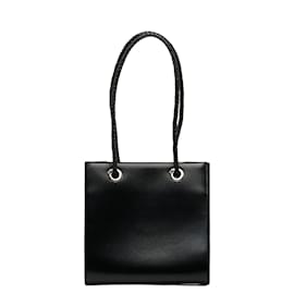 Cartier-Leather Shoulder Bag-Black