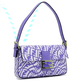 Fendi-Fendi Blue x Sarah Coleman FF Vertigo Baguette 1997-Blue