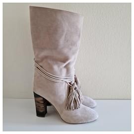 Burberry-Ankle Boots-Grey