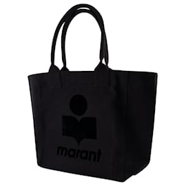 Isabel Marant-Small Yenky Shopper Bag - Isabel Marant - Cotton - Black-Black