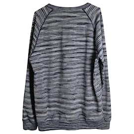Missoni-Missoni Logo Pattern Sweatshirt in Multicolor Cotton-Multiple colors