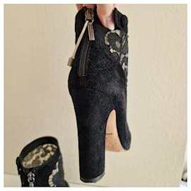 Dolce & Gabbana-botas de tornozelo-Preto