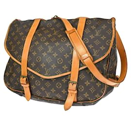 Louis Vuitton-Louis Vuitton Saumur 43-Castaño