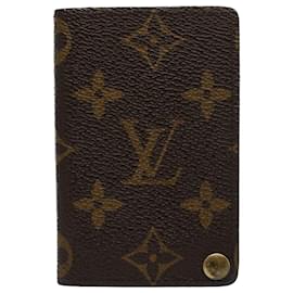 Louis Vuitton-Louis Vuitton Porte carte credit bifold-Brown