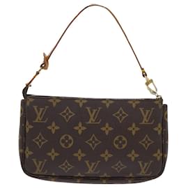 Louis Vuitton-LOUIS VUITTON Monogram Pochette Accessoires Pouch M51980 LV Auth ki3362-Monogram