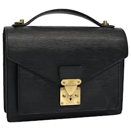 Louis Vuitton-Louis Vuitton Epi Monceau 28 Hand Bag 2Way Black M52122 LV Auth yk8384b-Black
