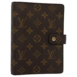 Louis Vuitton-LOUIS VUITTON Agenda con monogramma MM Agenda da giorno Cover R20105 LV Auth ki3357-Monogramma