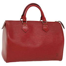 Louis Vuitton-Louis Vuitton Epi Speedy 30 Handtasche Kastilisch Rot M43007 LV Auth ki3346-Andere
