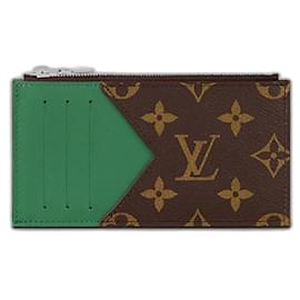 Louis Vuitton-LV Coin card holder green-Green