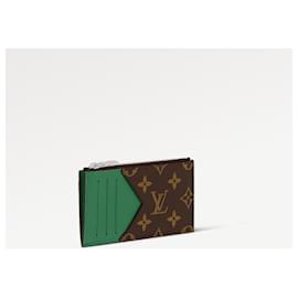 Louis Vuitton-Porta-cartões LV Coin verde-Verde
