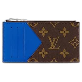 Louis Vuitton-LV coin card holder new-Blue