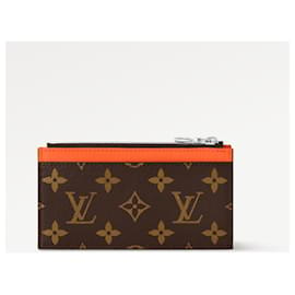 Louis Vuitton-Tarjetero LV Coin naranja nuevo-Naranja