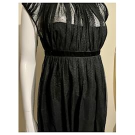 Marchesa-Black lace Marchesa Notte dress-Black