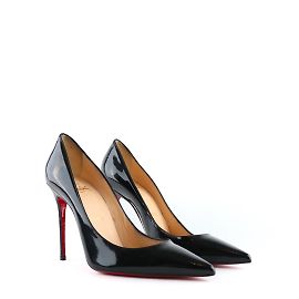 CHRISTIAN LOUBOUTIN  Heels T.eu 37.5 leather Black