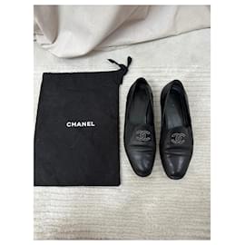 Chanel-Flats-Black