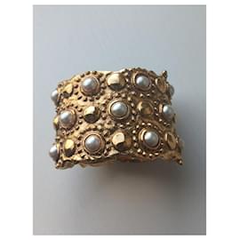 Chanel-Vintage chanel cuff-Gold hardware
