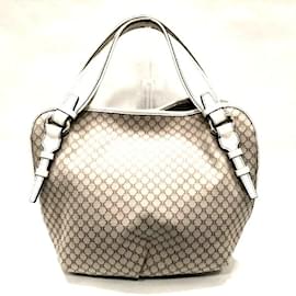 Céline-Macadam Canvas Handbag-Beige