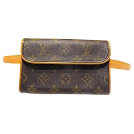 Louis Vuitton-Monogram Pochette Florentine M51855-Brown