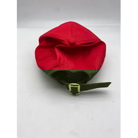 Céline-CELINE  Hats T.International M Cotton-Red