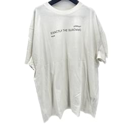 Off White-T-shirt OFF-WHITE T.Cotone internazionale M-Bianco