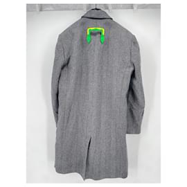 Off White-OFF-WHITE  Coats T.fr 50 WOOL-Grey