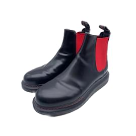 Alexander Mcqueen-ALEXANDER MCQUEEN  Ankle boots T.eu 38.5 leather-Black