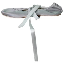 Repetto-Grey satin ballerina shoes - size EU 40-Grey