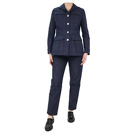 Giorgio Armani Completo giacca di jeans blu e jeans - taglia EU 42 Blu