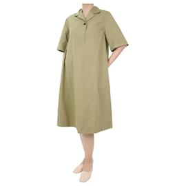 Autre Marque-Green short-sleeved shirt dress - size XXS-Green