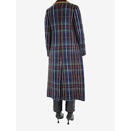 Etro-Manteau long en laine multicolore - taille IT 40-Multicolore