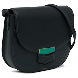 Céline-Celine Blue Small Trotteur Crossbody bag-Blue,Navy blue