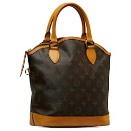 Louis Vuitton-Louis Vuitton Brown Monogram Lockit PM-Brown