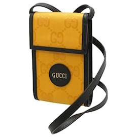 Gucci-Gucci Yellow Mini GG Off The Grid Crossbody Bag-Other