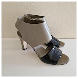 Chanel-Sandals-Grey