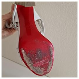 Christian Louboutin-Sandals-White