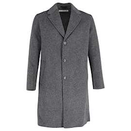 Acne-Acne Studios Overcoat in Grey Cashmere-Grey