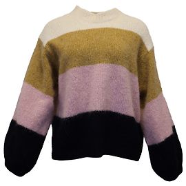 Jersey extragrande de punto a rayas en acrílico multicolor Kazia de Acne Studios Otro Impresión de pitón