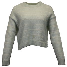 Gestreifter Kassidy-Pullover von Acne Studios aus grünem Nylon Grün