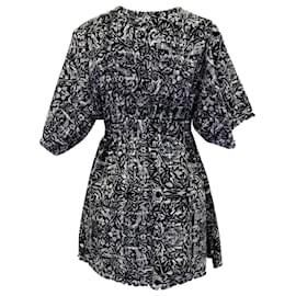 Chanel-Chanel Printed Mini Dress in Black Cotton-Other