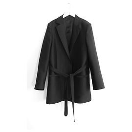 Totême Blazer da sera Toteme in lana e seta. Nero