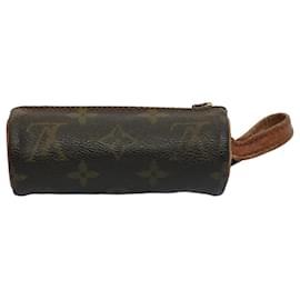 Louis Vuitton-LOUIS VUITTON Monogram Etui 3 Ball de Golf Pouch M58249 LV Auth 52908-Monogram