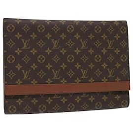 Louis Vuitton-LOUIS VUITTON Monogram Porte Envelope Clutch Bag M51801 LV Auth bs8136-Monogram