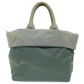 Prada-PRADA Tote Bag Nylon Vert Auth bs7806-Vert